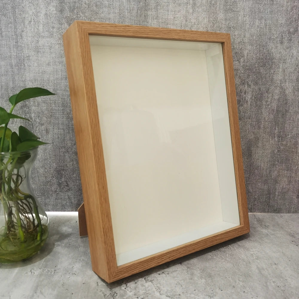 Shadow Box Depth 3cm Wooden Photo Frame For Displaying Three-Dimensional Works