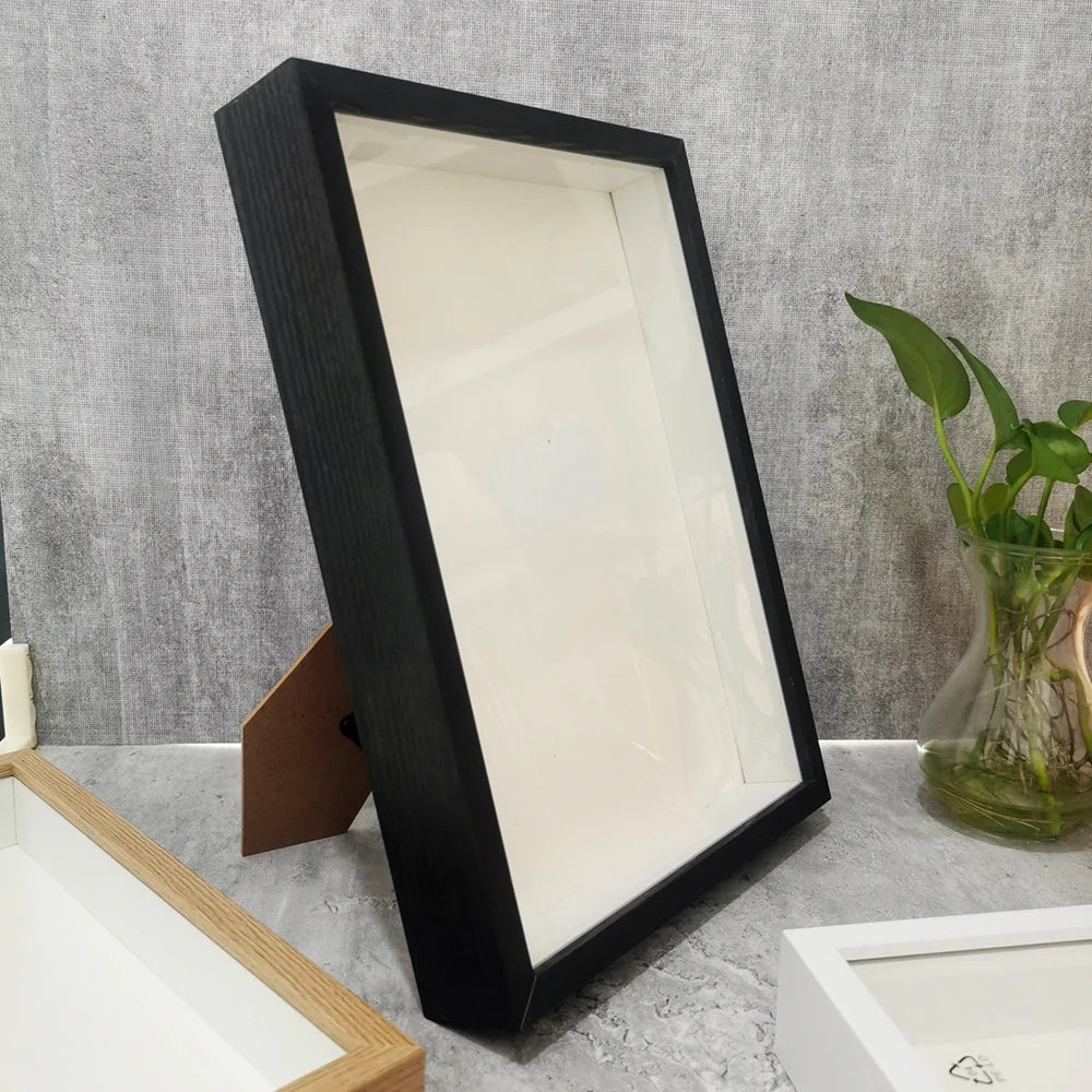 Shadow Box Depth 3cm Wooden Photo Frame For Displaying Three-Dimensional Works