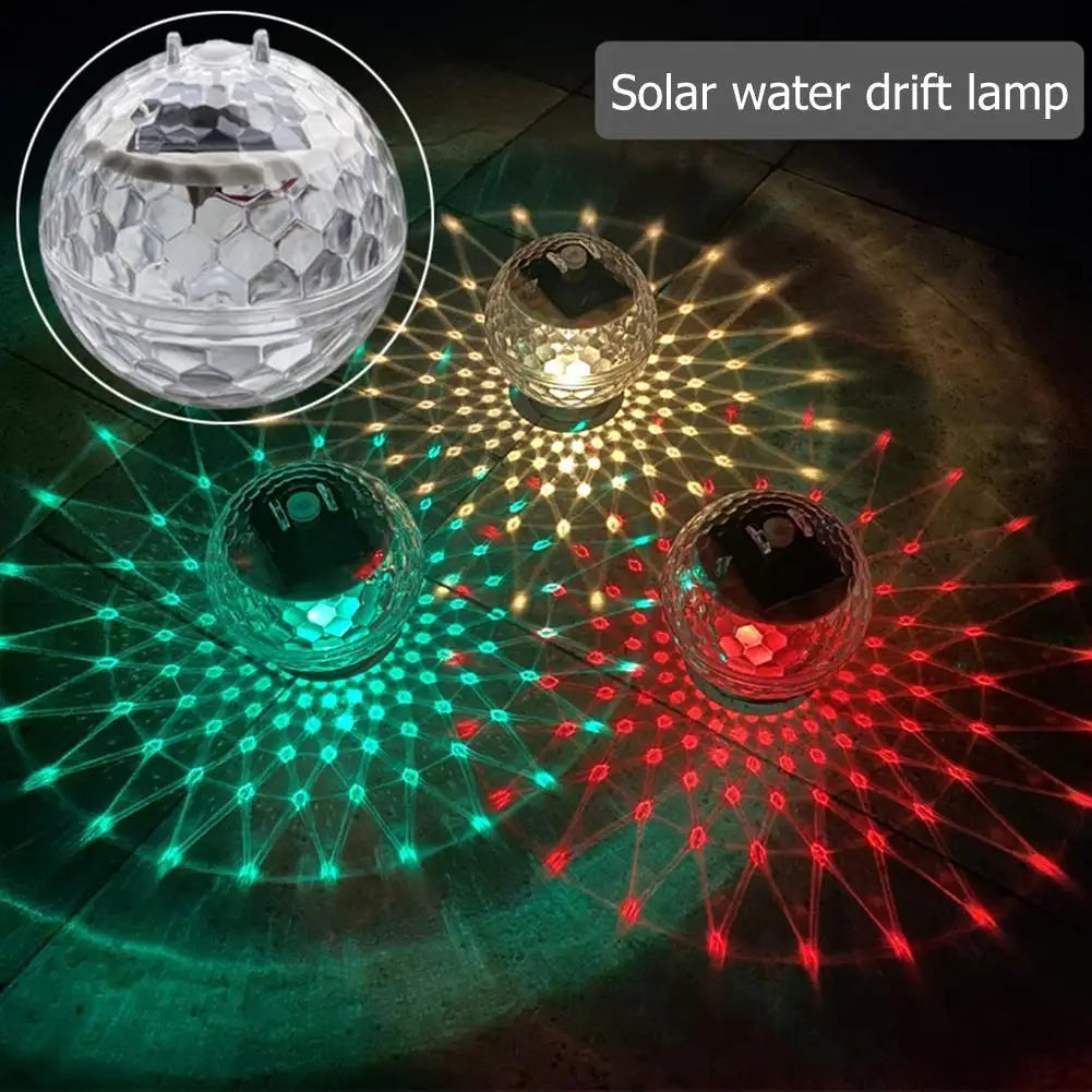 Floating Light LED Light Swimming Pool Waterproof LED Solar Power Multi Color Changing Water Drift