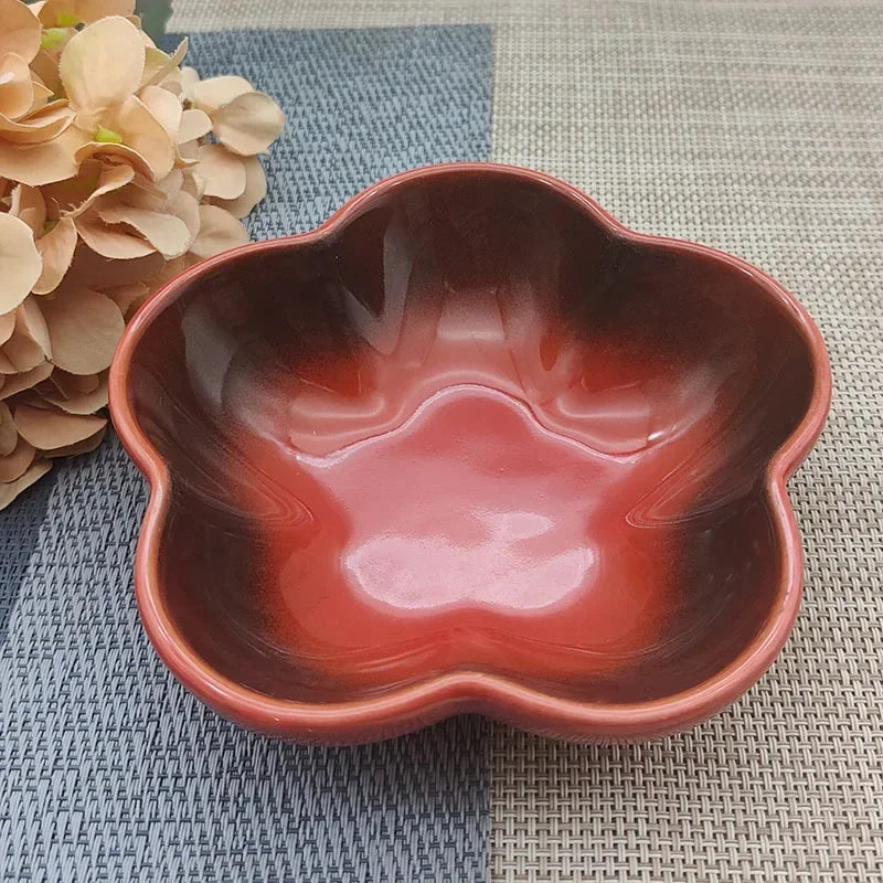 5'' Elevated Flower Design Ceramic