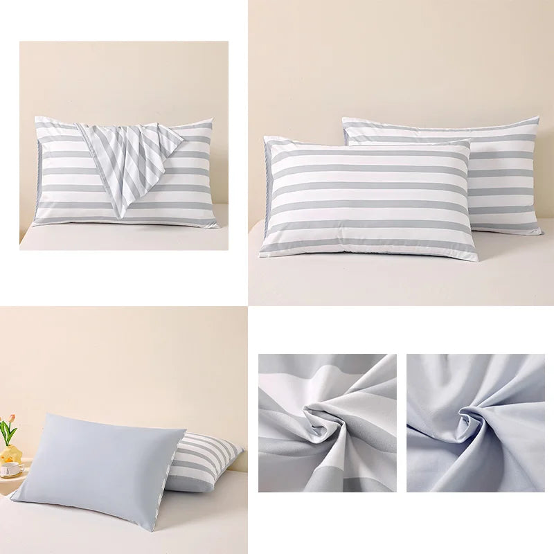 4pcs/2 Pairs Printed Pillowcases