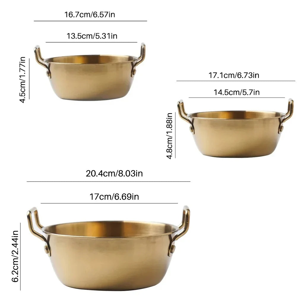 1/3pcs Stainless Steel  Bowl