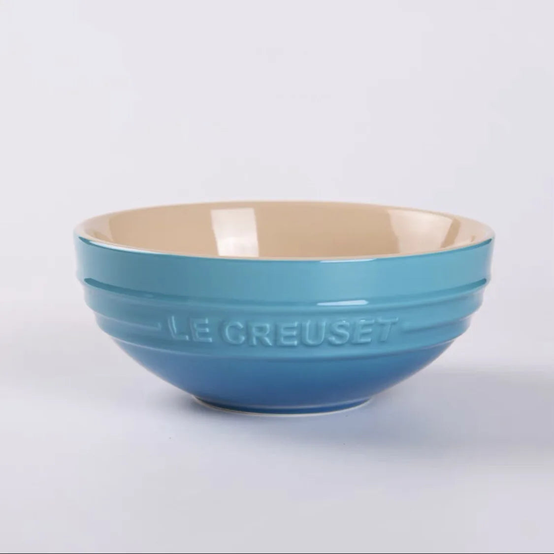 Le Creuset Cool Color Cerc Bowl for Salad Soup Noodles Fruit Rice round Multifunctional Dining Utensils French Sle Daily