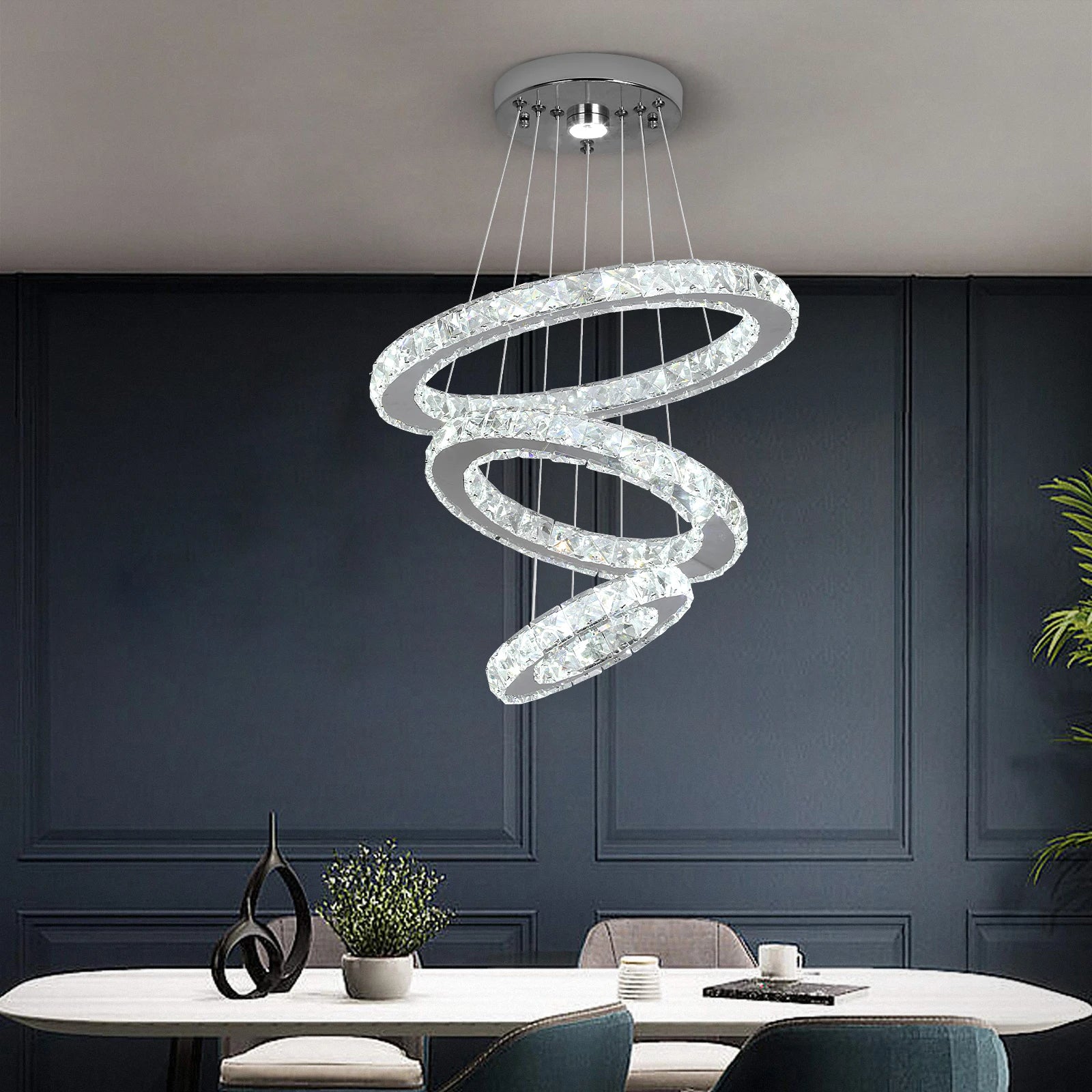 Crystal Chandelier Modern LargePendant Lights Fixture