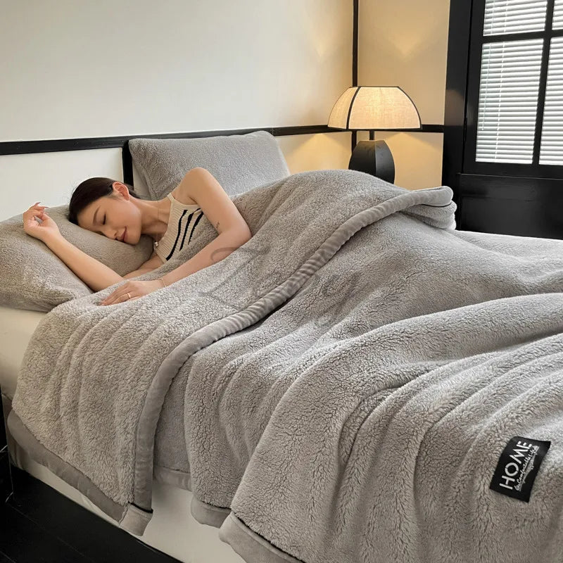 New s Fleece Spring Autumn Warmth Blankets Soft Fluffy Keep Warm Sofa Blankets