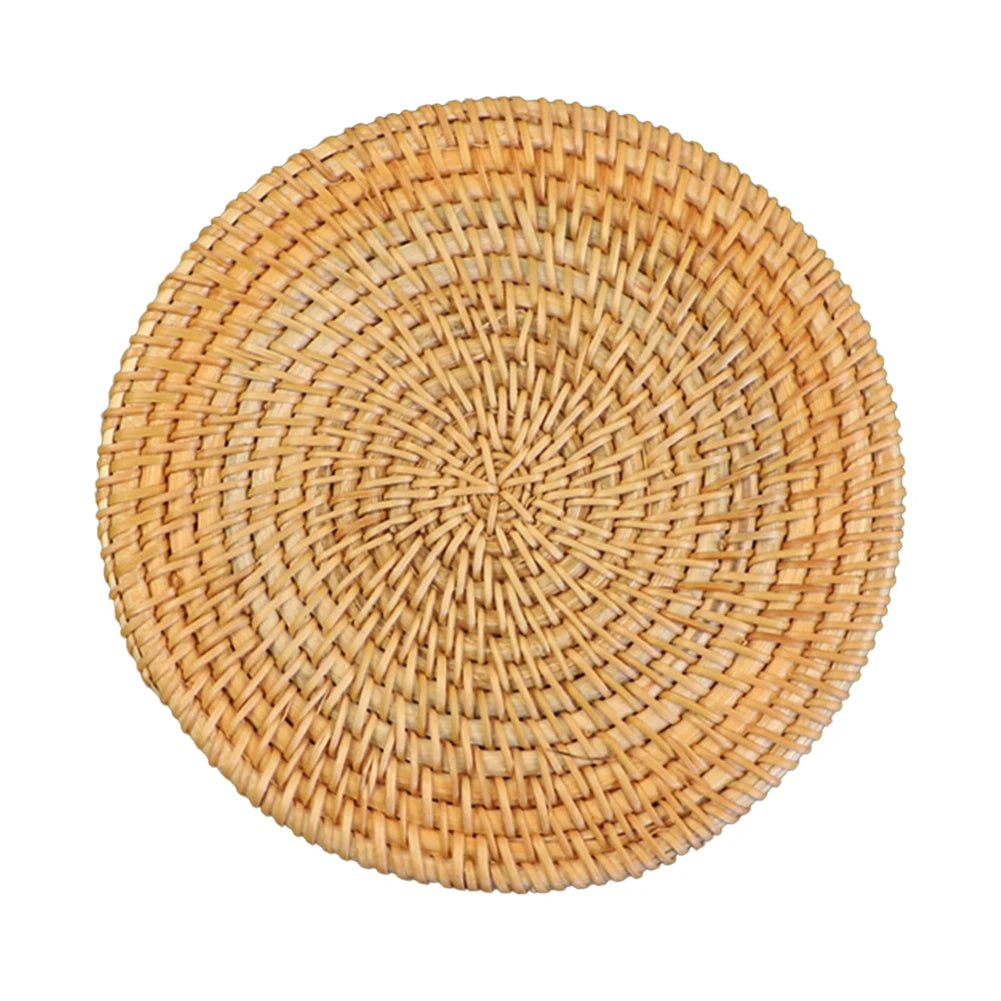 Table Protectors Rattan Coasters Dining Table Setting Natural Materials