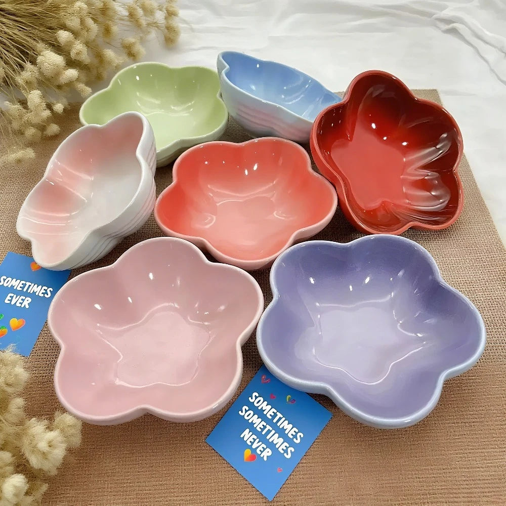 5'' Elevated Flower Design Ceramic