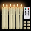 LED Taper Candle with Remote Flameless Flickering Electronic Candle 17CM CandleStick Window Candle
