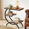 Tribesigns C-Shaped d Table,Wood