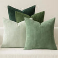 Farmhouse Sage Green Throw Pillow Covers 24x24 Set of 4 Mordern Nordic