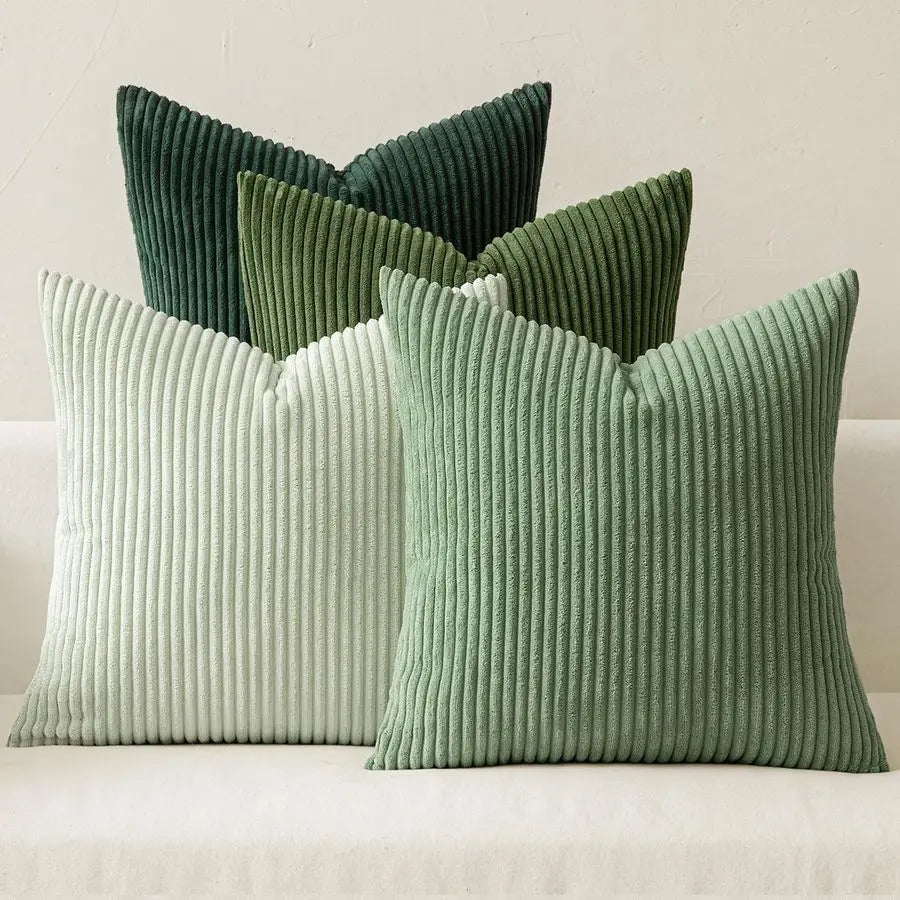 Farmhouse Sage Green Throw Pillow Covers 24x24 Set of 4 Mordern Nordic