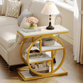 Tribesigns End Table , 4-Tier Narrow