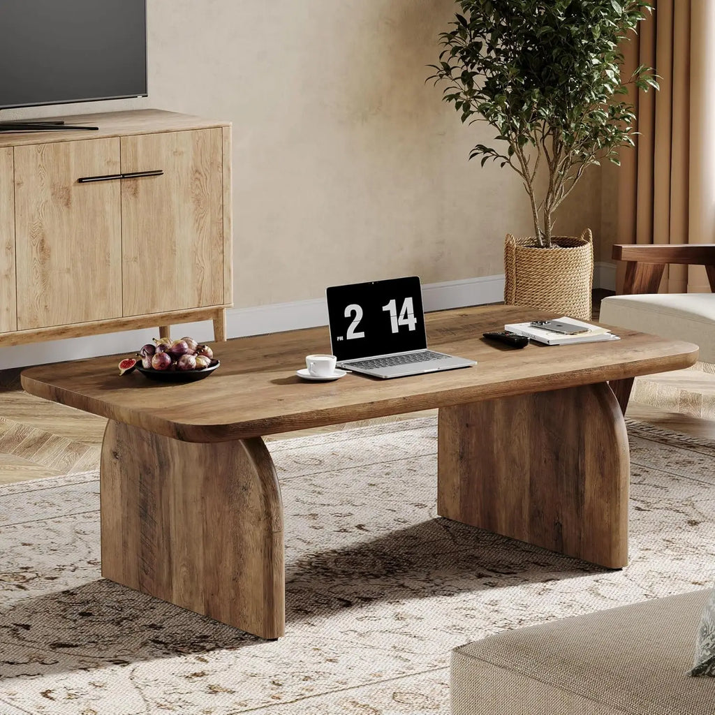 Rectangle Coffee Table,Wood Rectangular