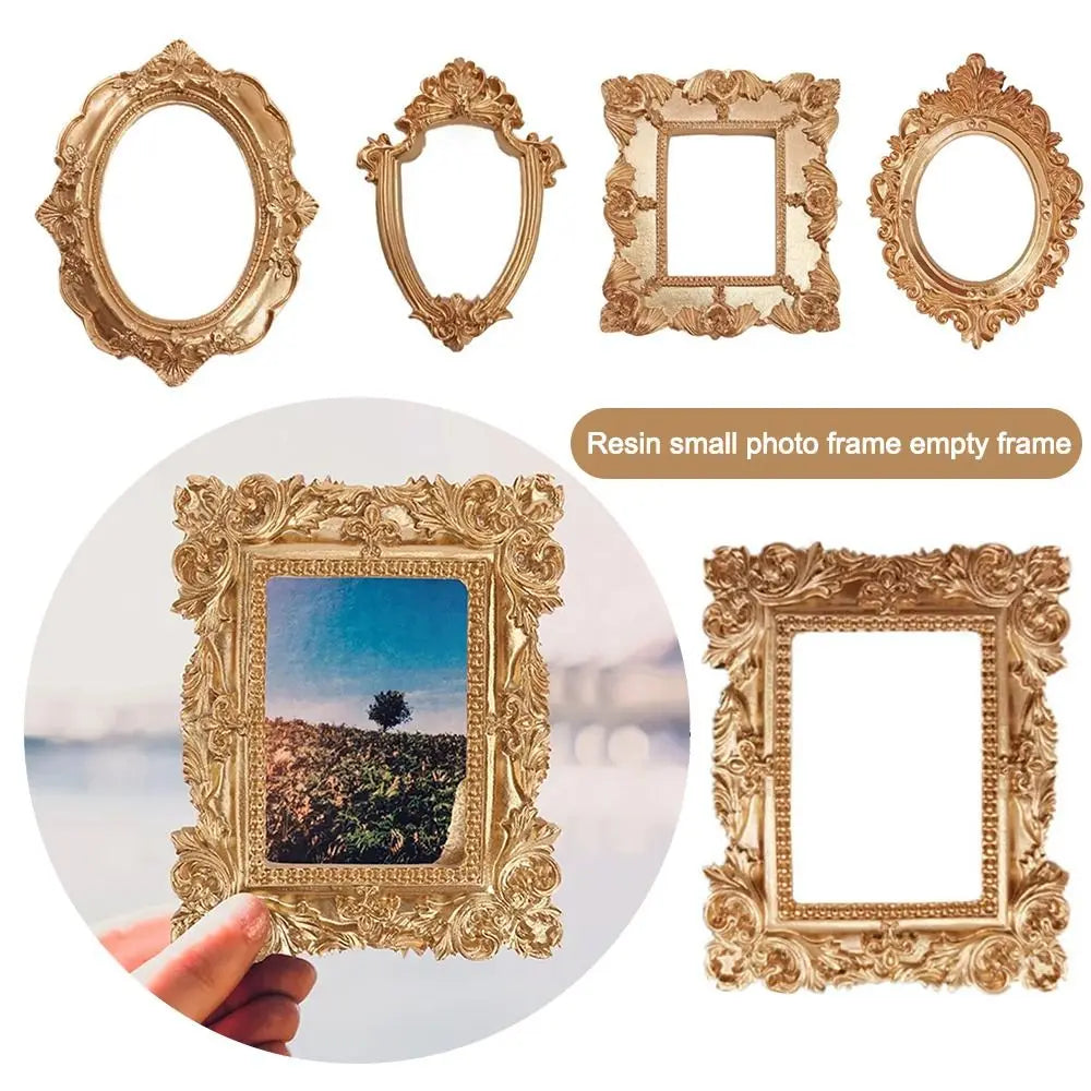 Golden Retro Photo Frame Decorative European VictorianPictures Frame