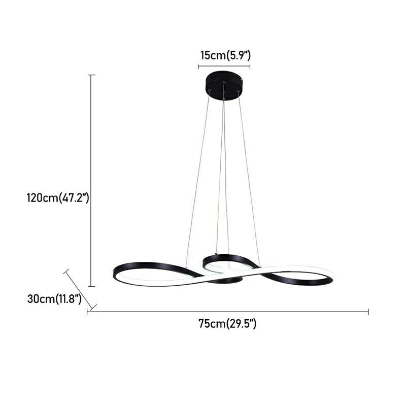 Nordic Led Pendant Hanging Light Decorative Led Ceiling Lamps Lustre Art Design Minimalist Fixture Indoor Lighting Chandelier