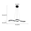 Nordic Led Pendant Hanging Light Decorative Led Ceiling Lamps Lustre Art Design Minimalist Fixture Indoor Lighting Chandelier