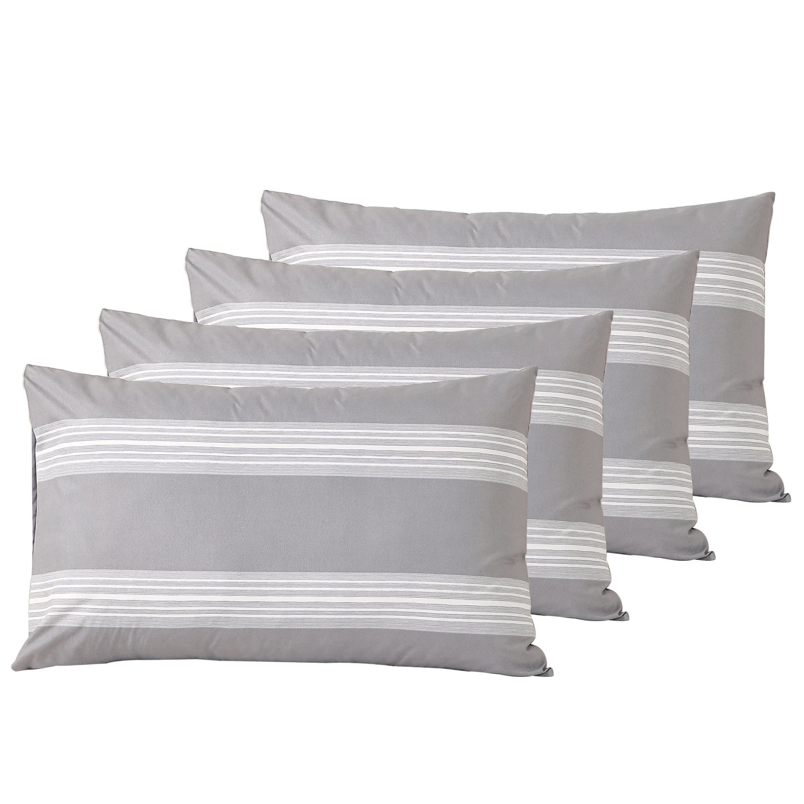 4pcs/2 Pairs Printed Pillowcases