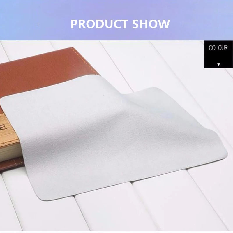 10pcs/lots High Quality Chamois Glasses Cleaner Microfiber Cleaning Cloth