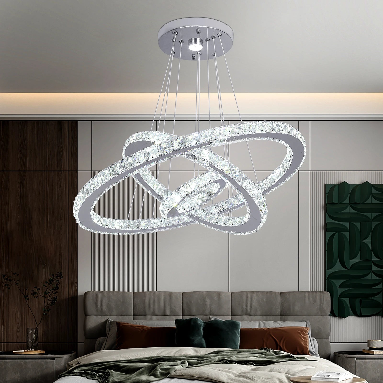 Crystal Chandelier Modern LargePendant Lights Fixture