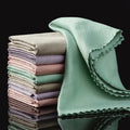 1-10pcs Microfiber Glass Cleaning Cloth Rag Lint-Free