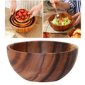 Wooden Salad Bowl Household Kitchen Utensils