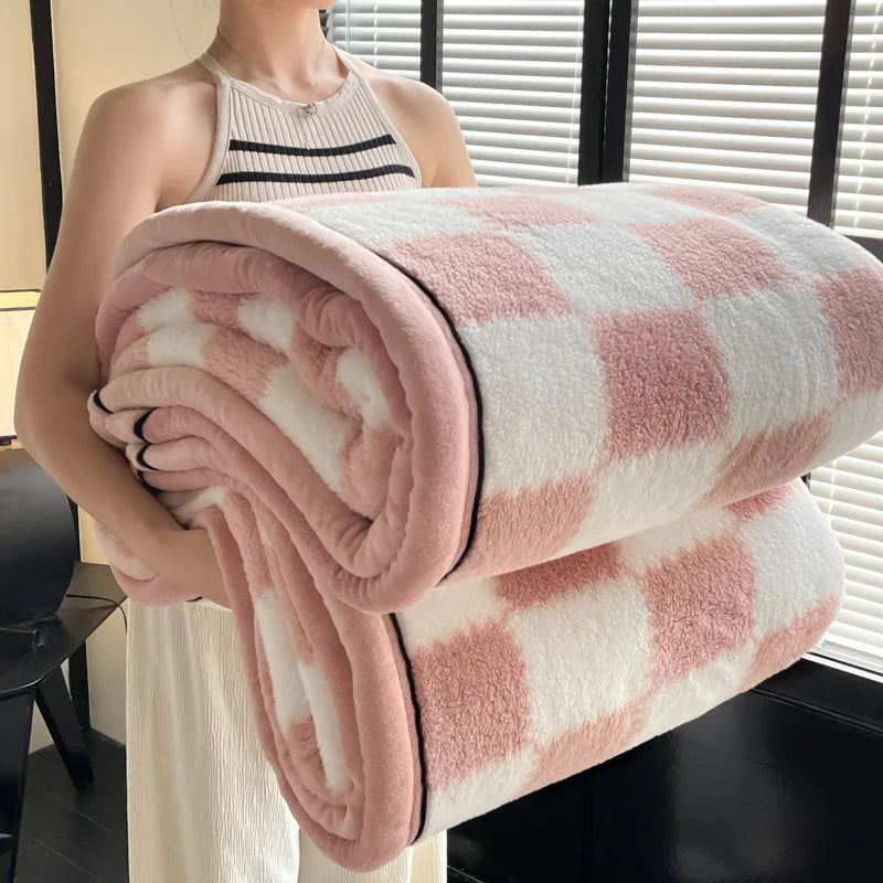 New s Fleece Spring Autumn Warmth Blankets Soft Fluffy Keep Warm Sofa Blankets