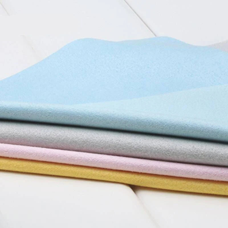 10pcs/lots High Quality Chamois Glasses Cleaner Microfiber Cleaning Cloth