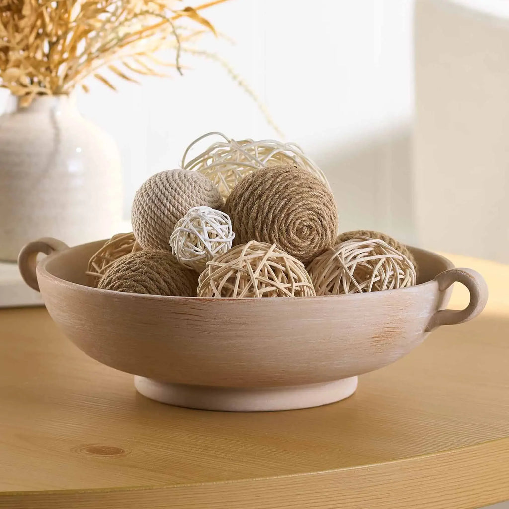 9.75" Ceramic Low Stone Distressed Bowl, Taupe, ramen bowl, ceramic bowl, glass bowl, bowl set