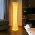 Soft Light Floor Lamp, 52" SimpleSlim Warm Light 3000K LED Tyvek Fabric Shade Standing Lamp