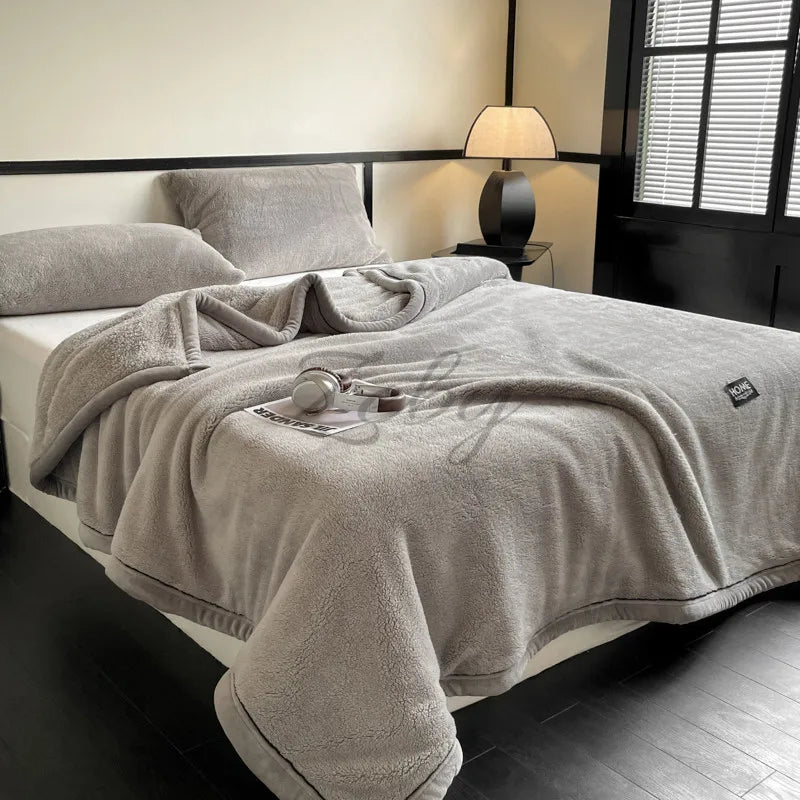 New s Fleece Spring Autumn Warmth Blankets Soft Fluffy Keep Warm Sofa Blankets