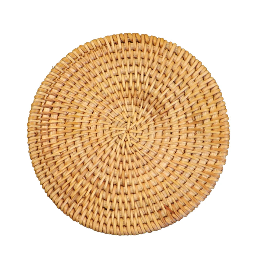 Table Protectors Rattan Coasters Dining Table Setting Natural Materials