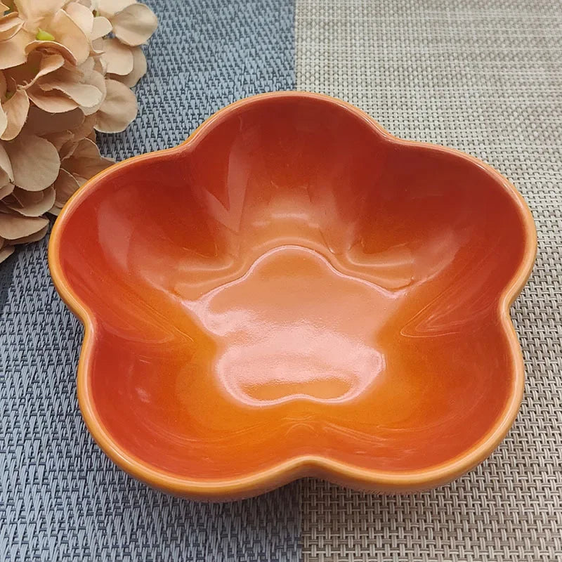 5'' Elevated Flower Design Ceramic