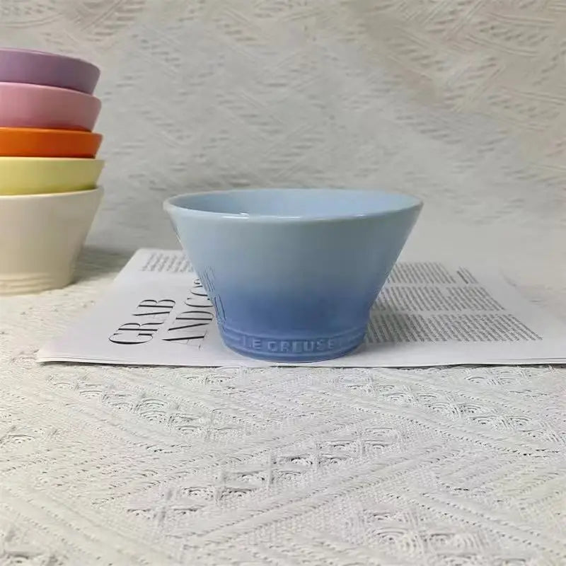 Le Creuset 6 and 7.5 Pastel Collection Ceramic Bowls, Heat-Resistant Dessert Prep Bowls, Non-Stick Glazed Stoneware