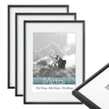 3pcs 30x40 50x70cm Picture Frames Aluminum Modern Photo Frame Black matte