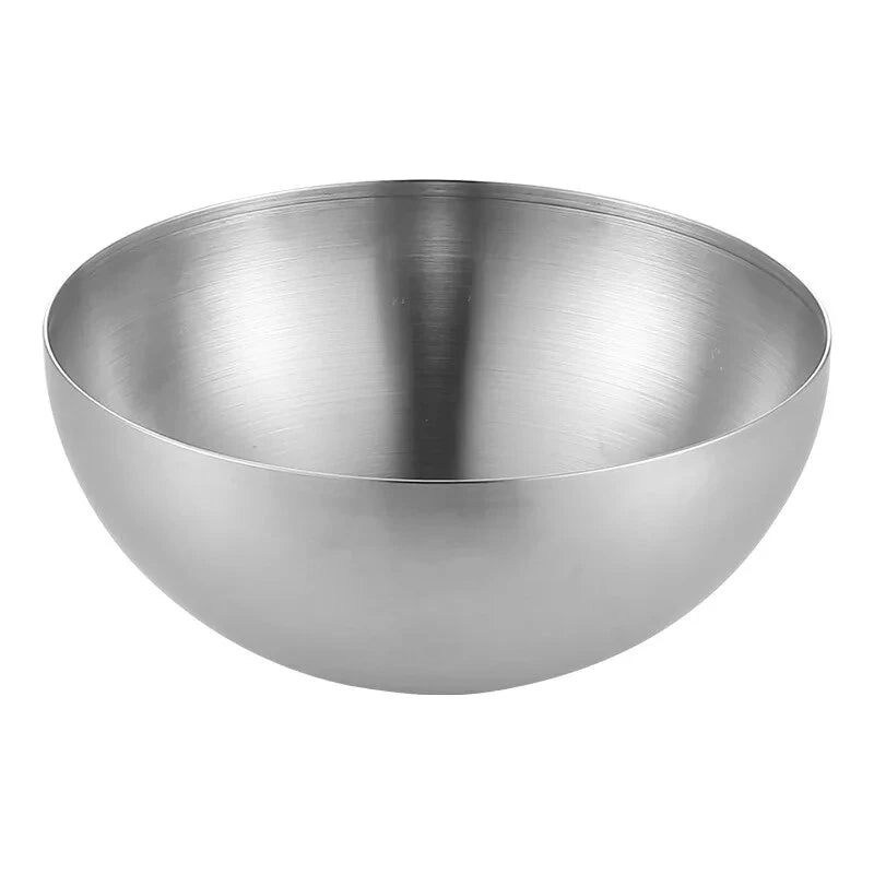 Stainless Steel Gold And Silver Salad Bowl