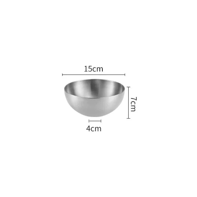 Stainless Steel Gold And Silver Salad Bowl