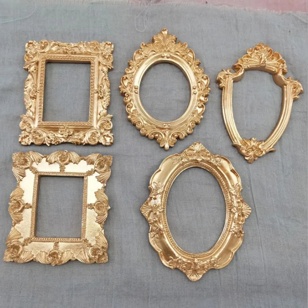 Golden Retro Photo Frame Decorative European VictorianPictures Frame