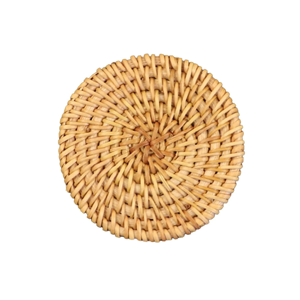 Table Protectors Rattan Coasters Dining Table Setting Natural Materials