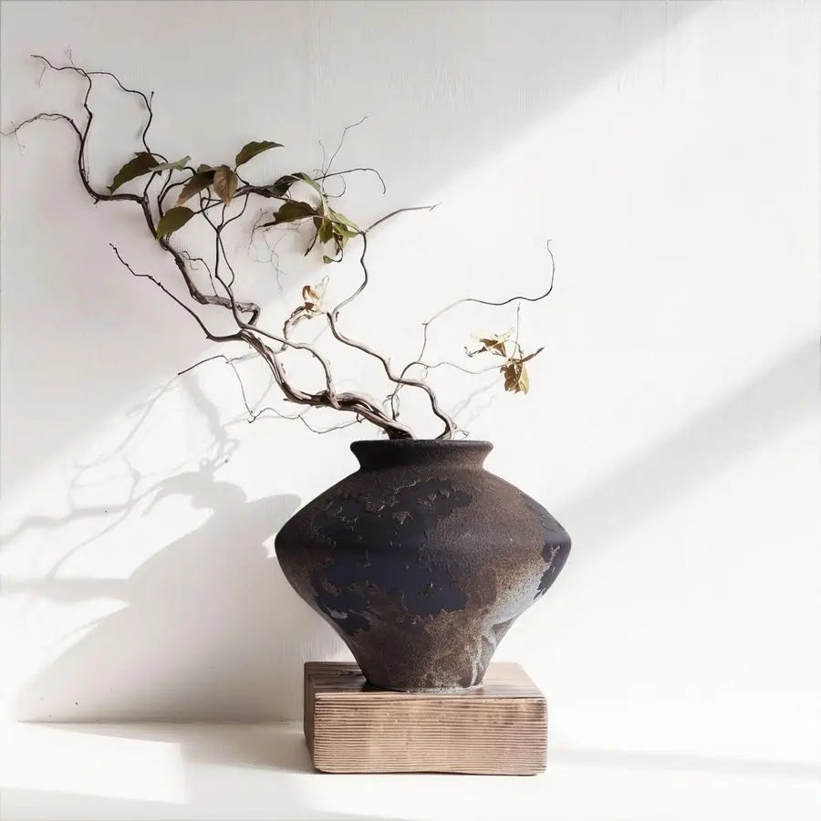 Sabi Rusty Vintage Vase, 6.3 Tall