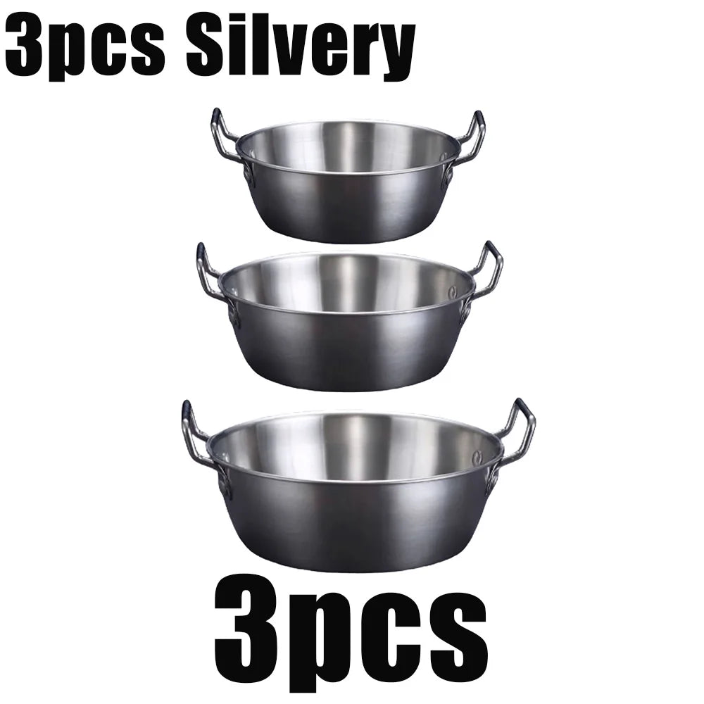 1/3pcs Stainless Steel  Bowl