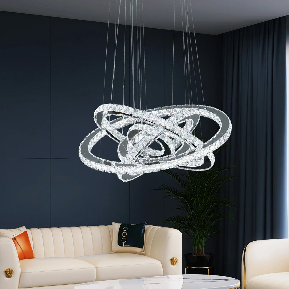 Crystal Chandelier Modern LargePendant Lights Fixture