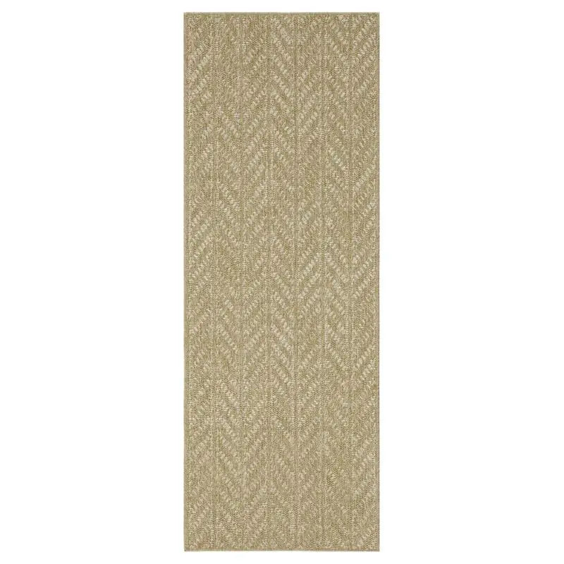 Jute Area Rug 2 ft 7 in x 7 ft 3 in Indoor Outdoor Rug Natural Fiber