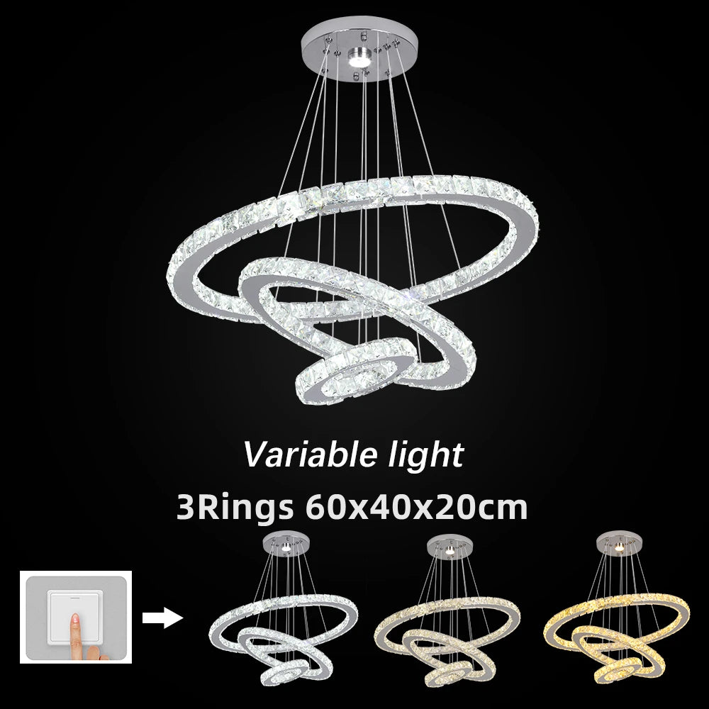 Crystal Chandelier Modern LargePendant Lights Fixture