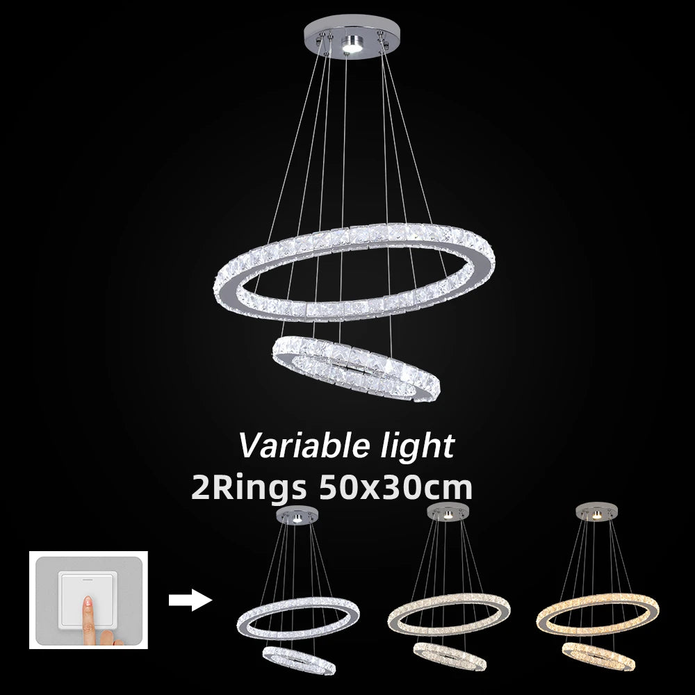 Crystal Chandelier Modern LargePendant Lights Fixture