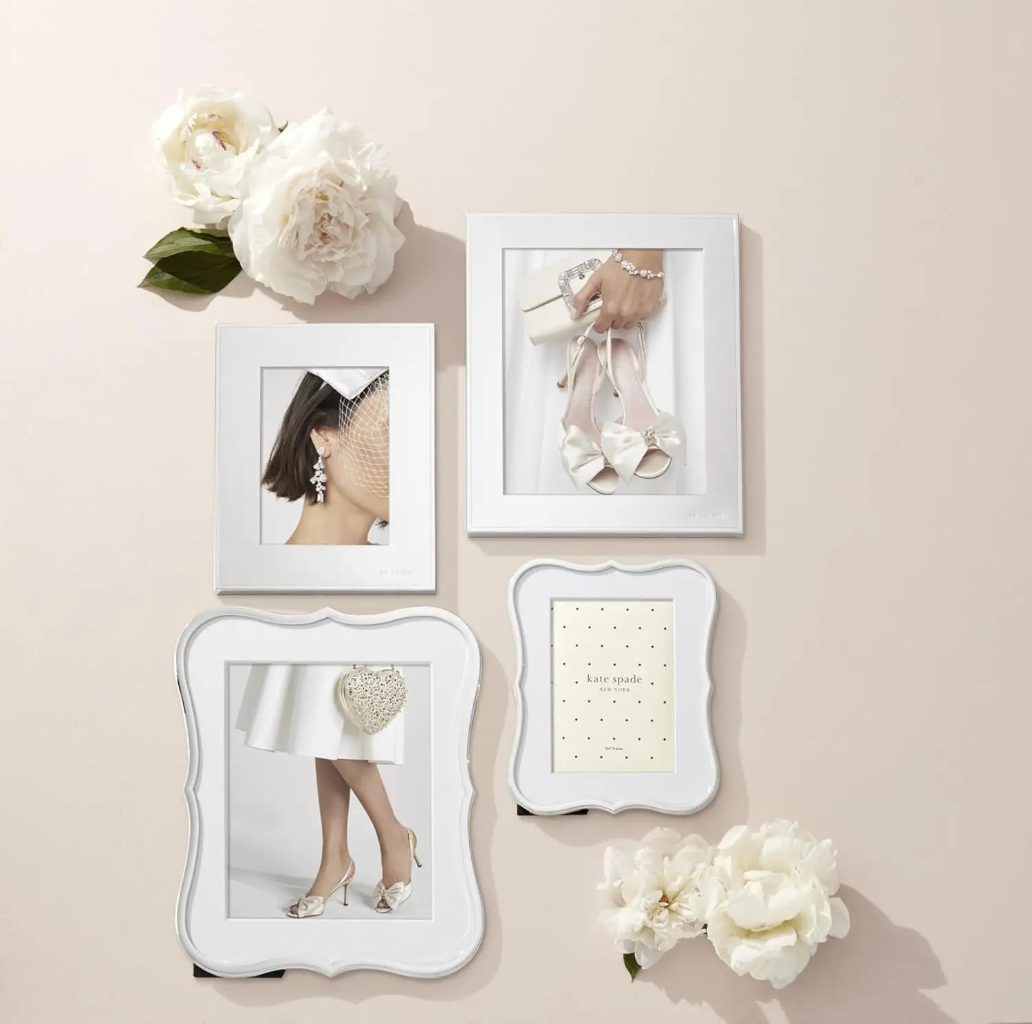 Elegant 5" x 7" Silver Picture Frame with Curved Crown Design, Perfect for Home Decor and Gifts