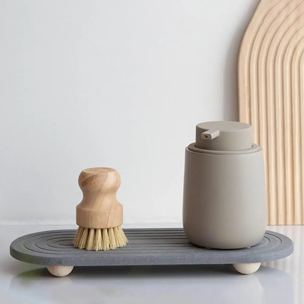 Diatom Mud Water-Absorbing Stone Tray, Absorbent Diatomite, Quick Drying Coasters