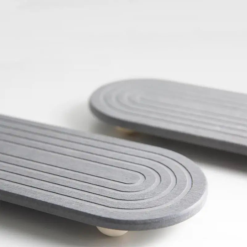 Diatom Mud Water-Absorbing Stone Tray, Absorbent Diatomite, Quick Drying Coasters