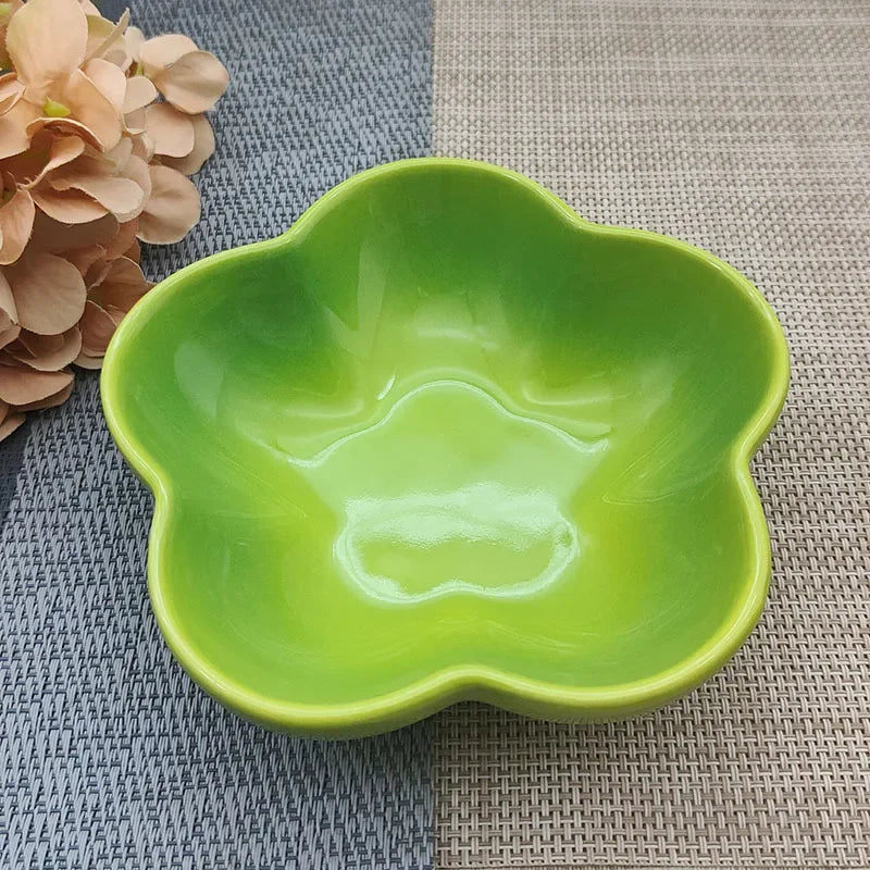 5'' Elevated Flower Design Ceramic