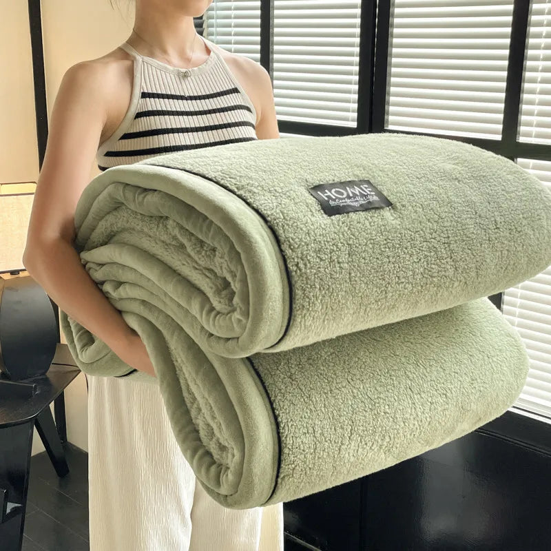 New s Fleece Spring Autumn Warmth Blankets Soft Fluffy Keep Warm Sofa Blankets