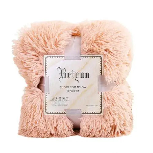 80x120cm Soft Fluffy Shaggy Warm Bed Sofa Bedspread Bedding Sheet Throw Blanket